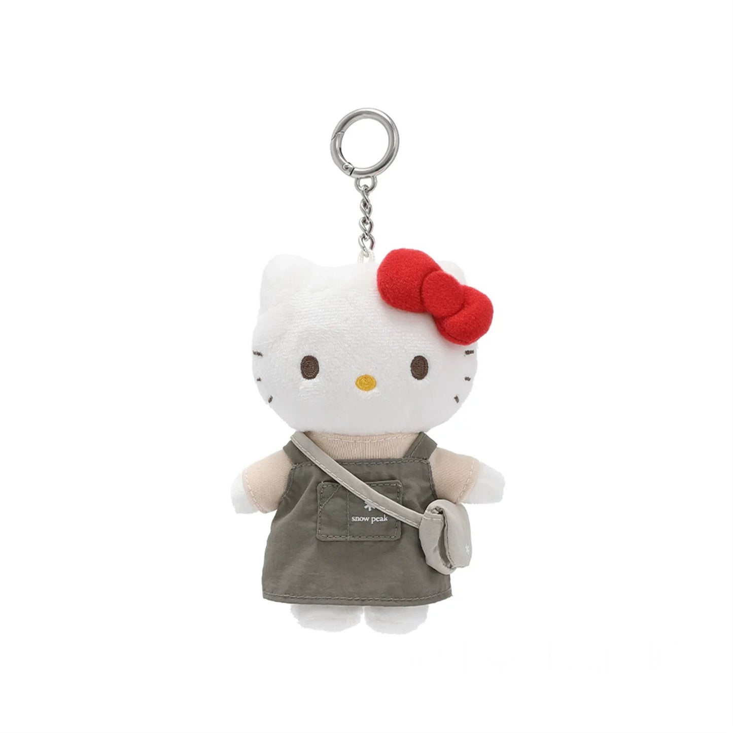 Sanrio Korea | Snow Peak x Hello Kitty Plush Keyring Olive