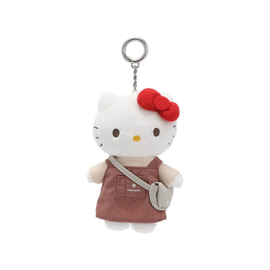 Sanrio Korea | Snow Peak x Hello Kitty Plush Keyring Coral