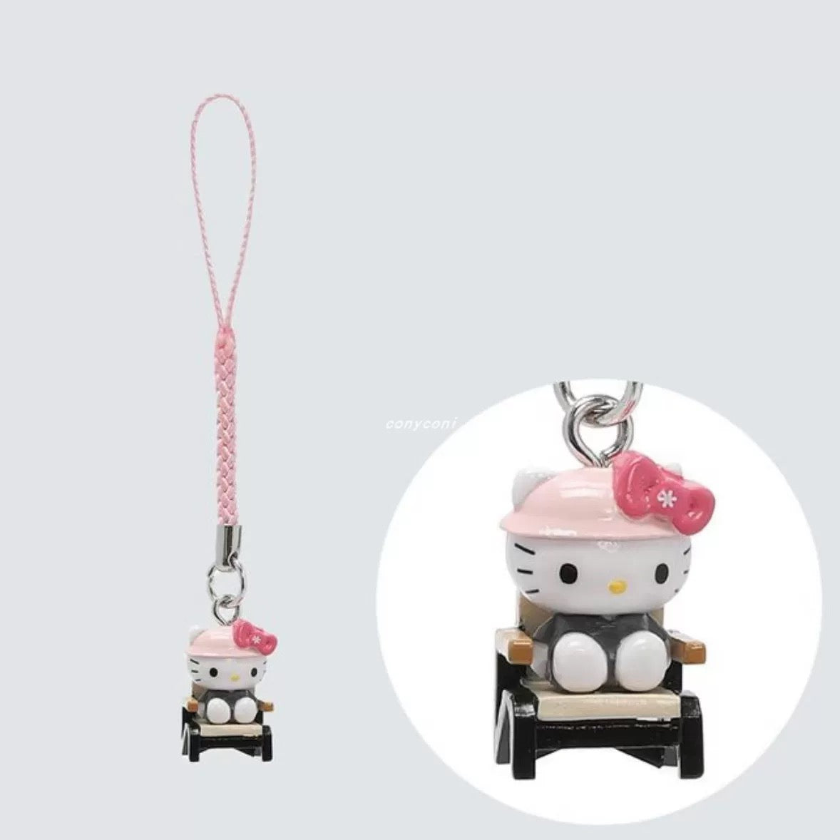 Sanrio Korea | Snow Peak x Hello Kitty Figure Keying Low Chair White