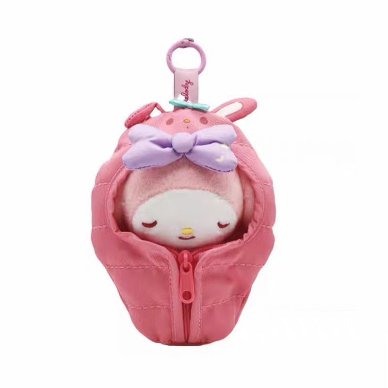 Sanrio HK | Sanrio Sleeping Bag Plush Keychain