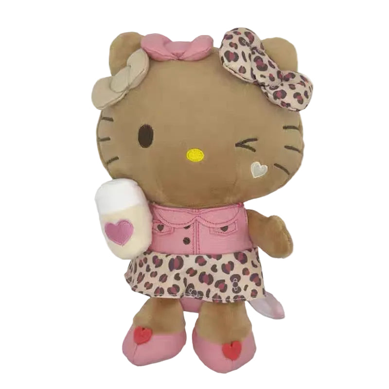 Sanrio US | Hello Kitty Leopard Plush Toy - Tan