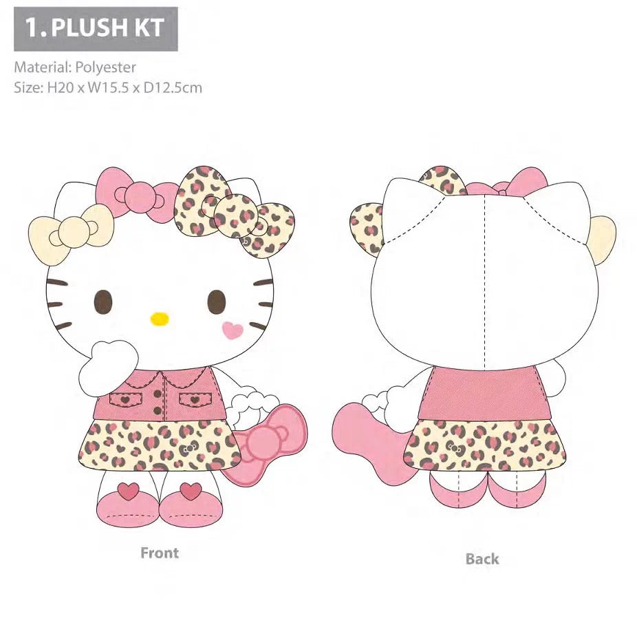 Sanrio US | Hello Kitty Leopard Plush Toy