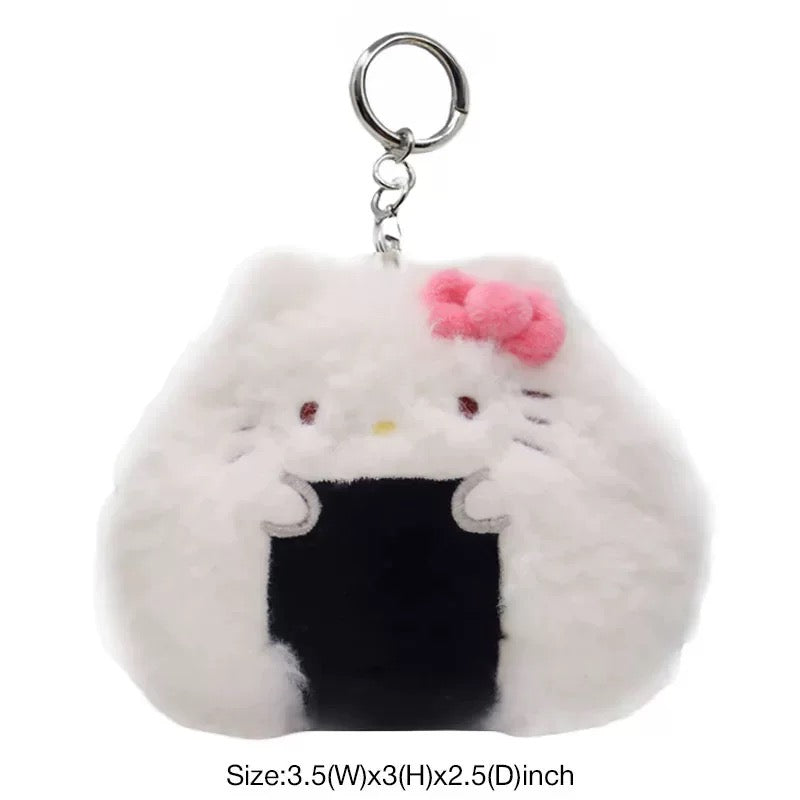 Sanrio HK | Sanrio Characters Rice Ball Squishy Mascot Keychain