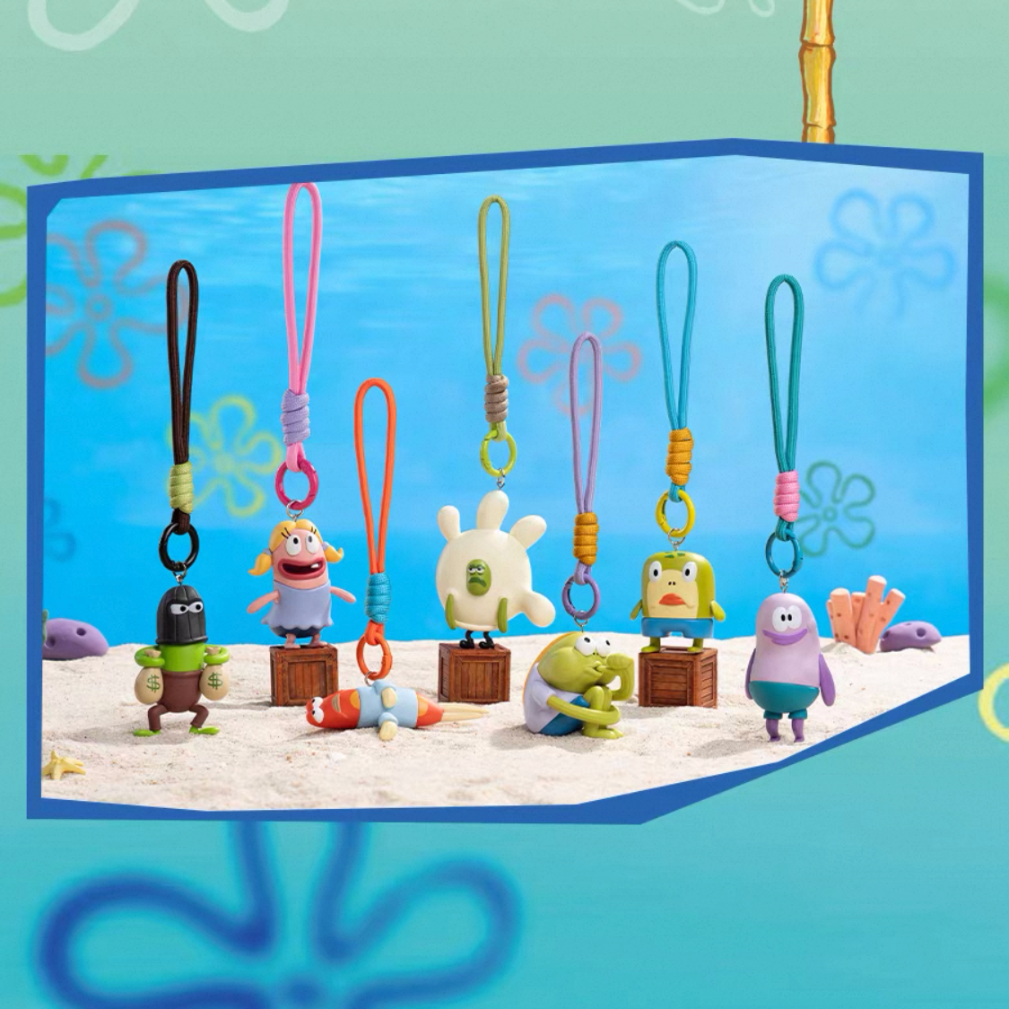 Resident of Bikini Bottom Little Citizens Secret Keyring Blind Box (6+1 Types)
