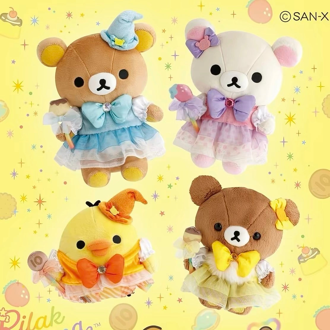 San-X | Rilakkuma McMcMiracle Wonderland Limited Plush Toy - Kiiroitori