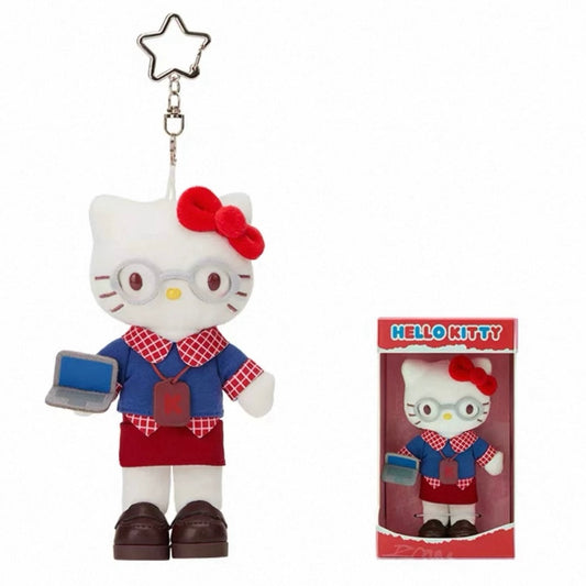 Sanrio CHN | Sanrio Hello Kitty's Day Series Plush Mascot Keychain - Work Time