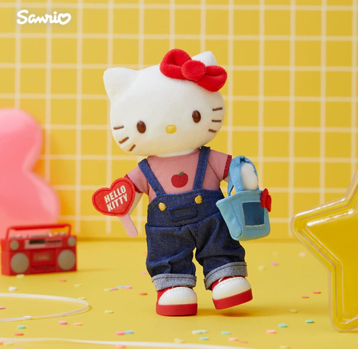 Sanrio CHN | Sanrio Hello Kitty's Day Series Plush Mascot Keychain - Fangirl Time