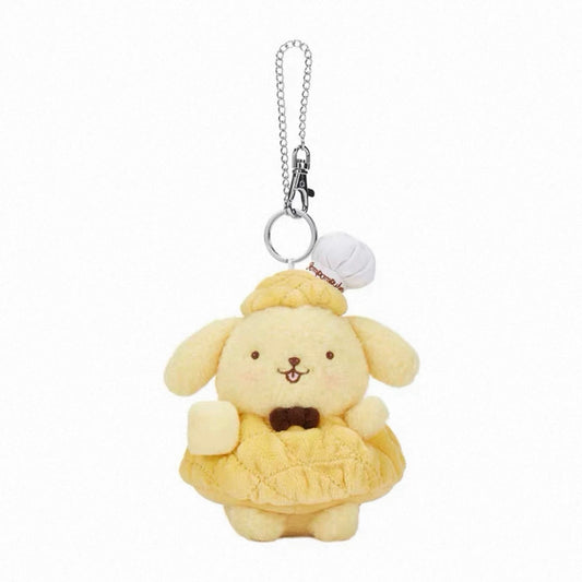 Sanrio CHN | Sanrio Characters Sweet Bakery Series Plush Mascot Keychain - Pompompurin