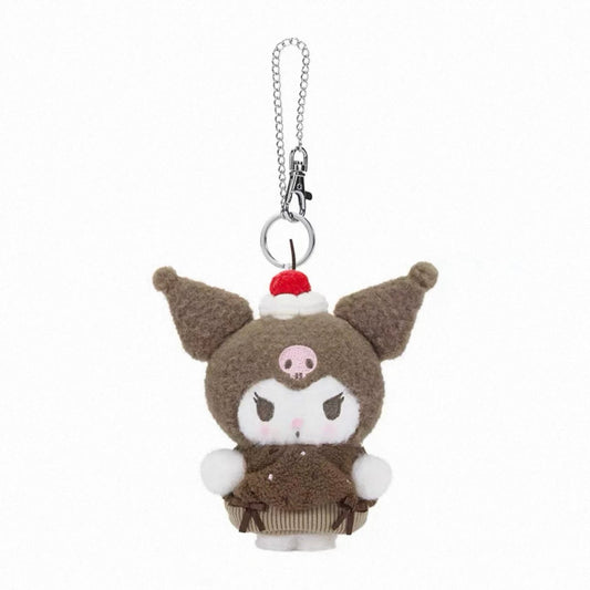 Sanrio CHN | Sanrio Characters Sweet Bakery Series Plush Mascot Keychain - Kuromi