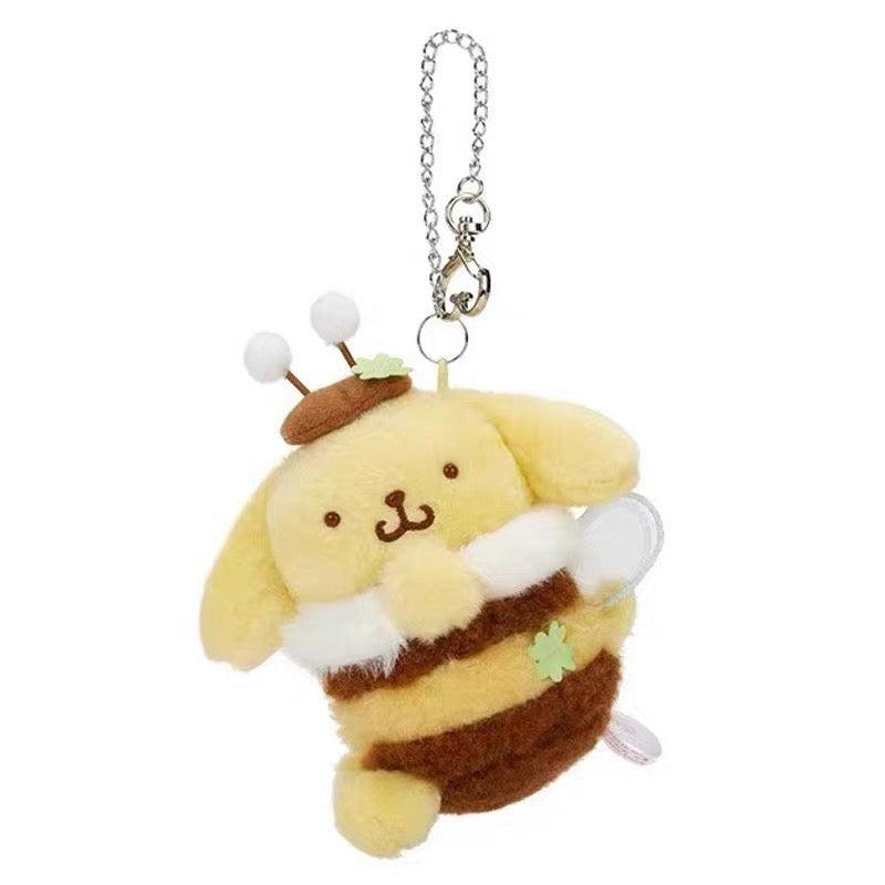 Sanrio CHN | Sanrio Characters Flowerfield Whisper Series Plush Mascot Keychain - Pompompurin