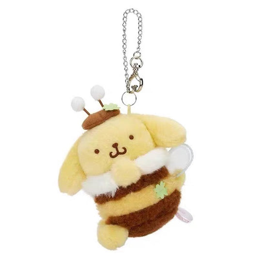 Sanrio CHN | Sanrio Characters Flowerfield Whisper Series Plush Mascot Keychain - Pompompurin