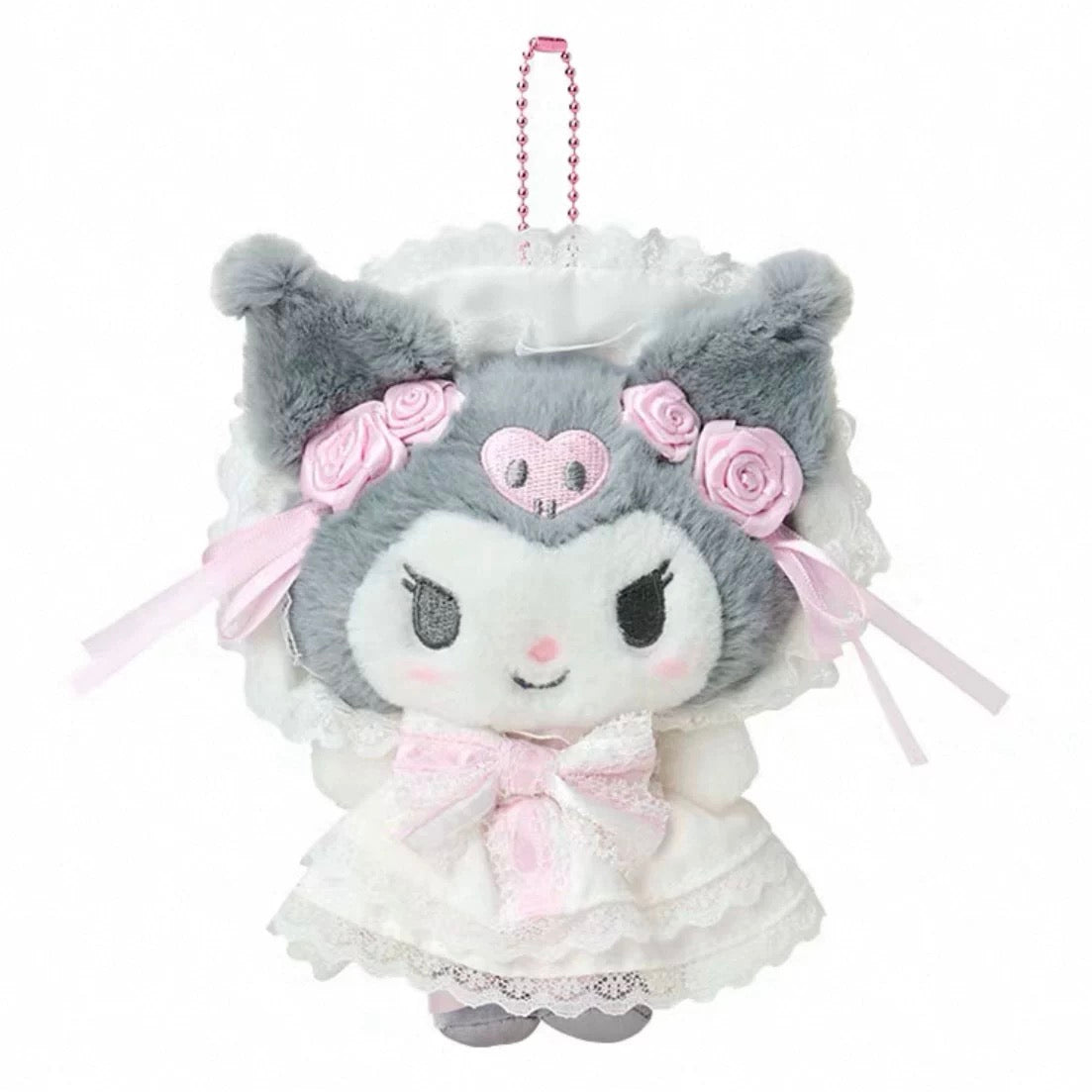 Sanrio | Sanrio White Frill Mascot - Kuromi