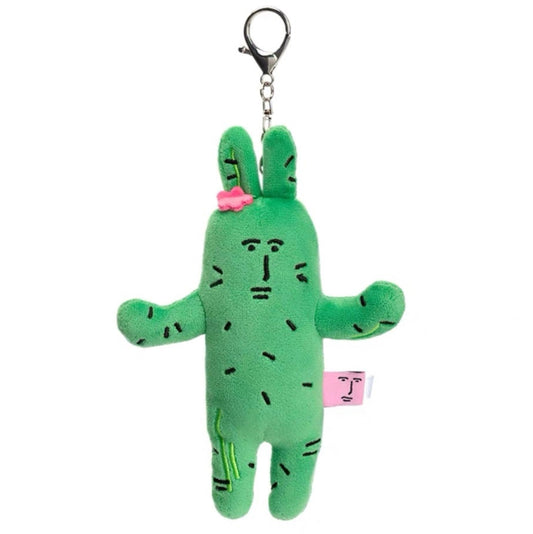 MY FRIEND RABBIT | Pink Rabbit Cactus Mascot Keychain