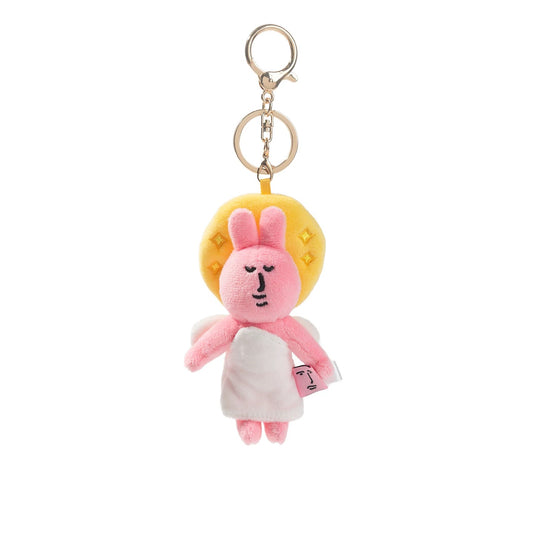 MY FRIEND RABBIT | Pink Rabbit Mascot Keychain - Angel