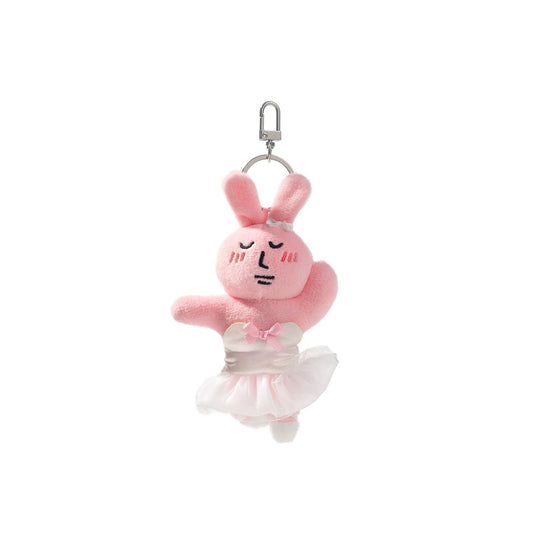 MY FRIEND RABBIT | Pink Rabbit Mascot Keychain - Ballerina