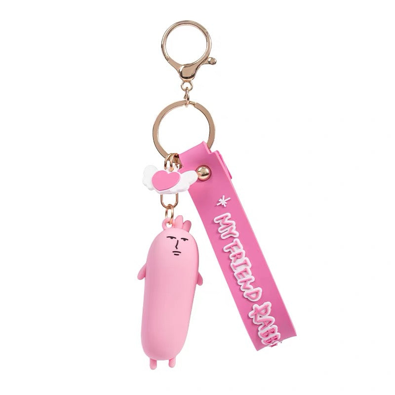 MY FRIEND RABBIT | Pink Rabbit Keychain