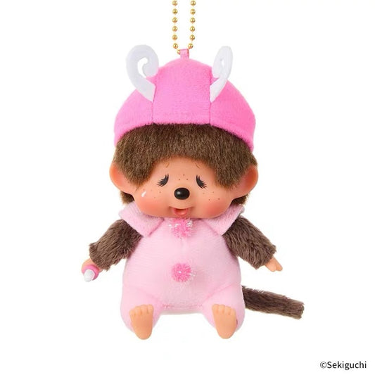 Monchhichi | Monchhichi Face Large SS Keychain - Butterfly (OS exclusive）