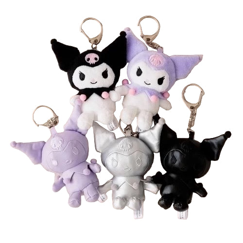 Sanrio | me% x Sanrio Characters Kuromi Plush Keychain Ver.6 (5 Types)