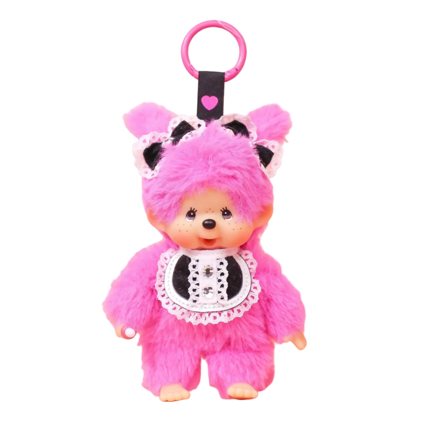 Monchhichi Global | Monchhichi Lace with Black Dress Plush Doll Charm