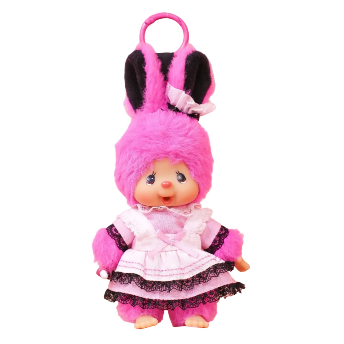 Monchhichi Global | Monchhichi Lace White Dress Plush Doll Charm - Chimutan