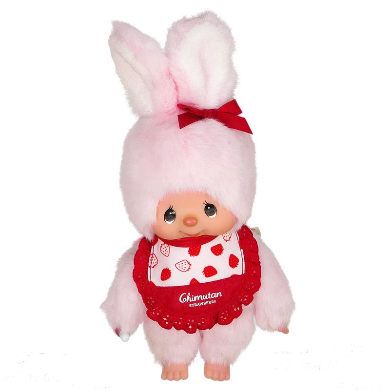 Monchhichi Global | Monchhichi Chimutan Strawberry Mascot Keychain
