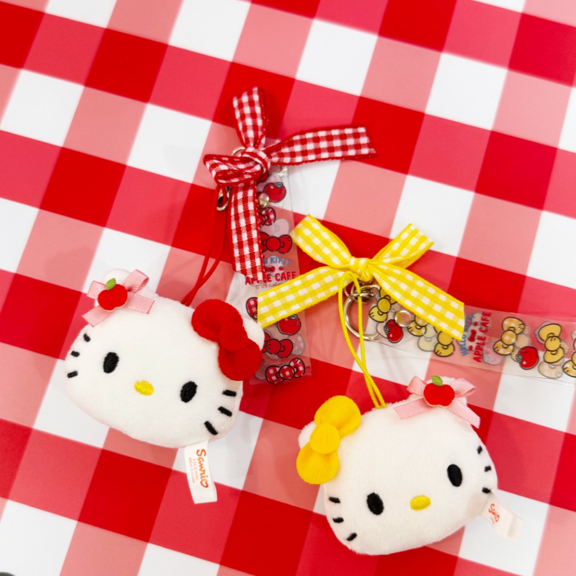 Sanrio Korea | Sanrio Apple Cafe Limited Mascot Phone Strap