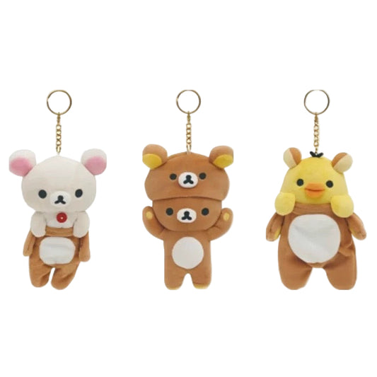 San-X | Rilakkuma Onesie Outfit Plush Keychain
