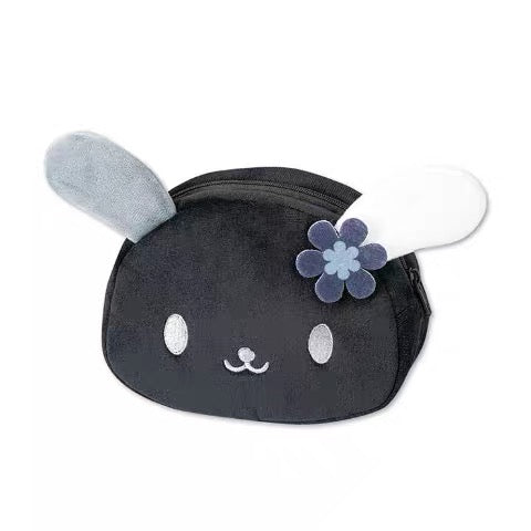 Sanrio Avail | Ushana Mascot Pouch - Black & White