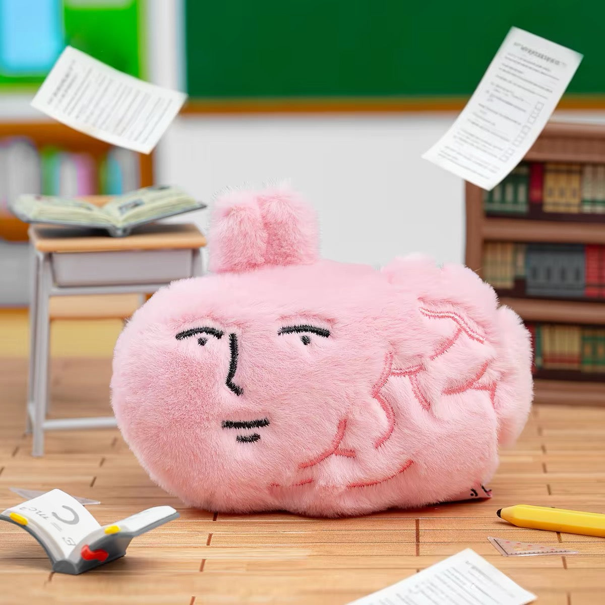 MY FRIEND RABBIT | Pink Rabbit Shocking Delicious Series Mascot Keychain - Admiring the Screen