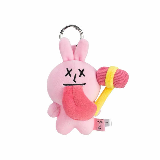 MY FRIEND RABBIT | Pink Rabbit Shocking Delicious Series Mascot Keychain - Life's Trials