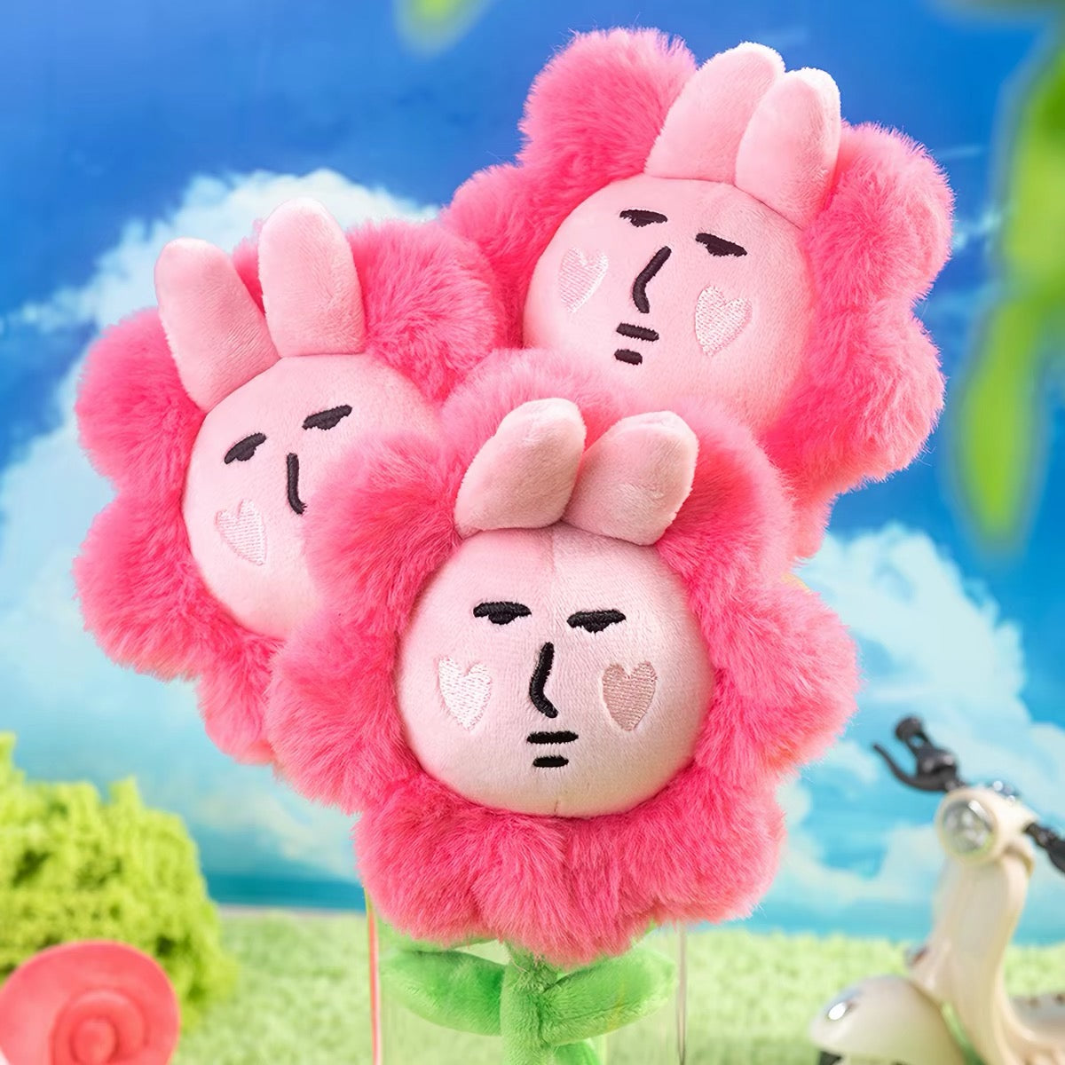 MY FRIEND RABBIT | Pink Rabbit Sunflower Plush Toy