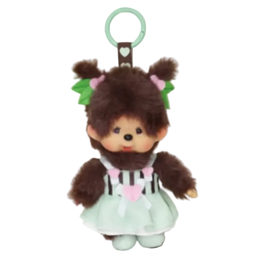 Monchhichi Global | Monchhichi Mint Chocolate Keychain - Girl