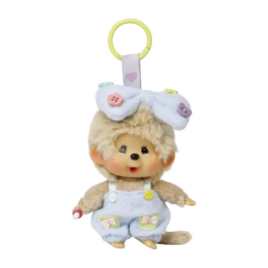 Monchhichi Global | Monchhichi Big Ribbon Keychain - Boy