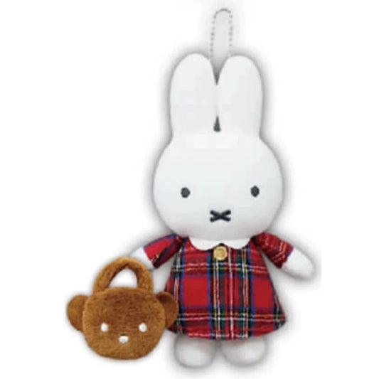 Miffy | Miffy Pop Up Shop Yurakucho Limited Edition Mascot Holder - Red Check