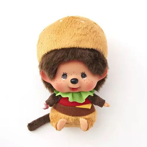 Monchhichi Global | Monchhichi M's BURGER Monchhichi Large Face SS Keychain