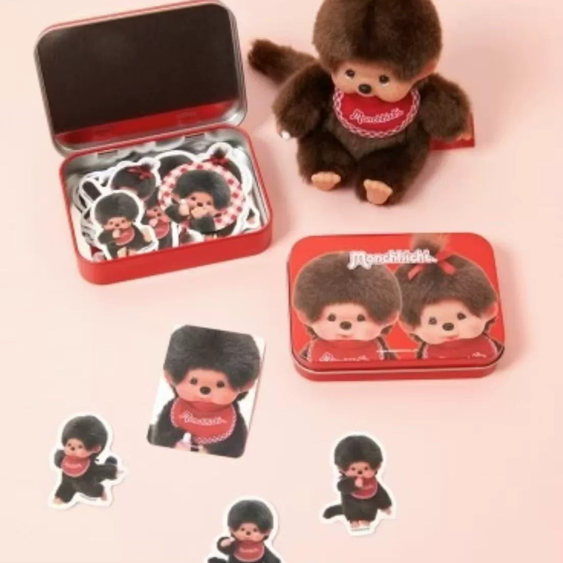 Monchhichi Korea | Monchichi Tin Case Sticker (40 Pieces)