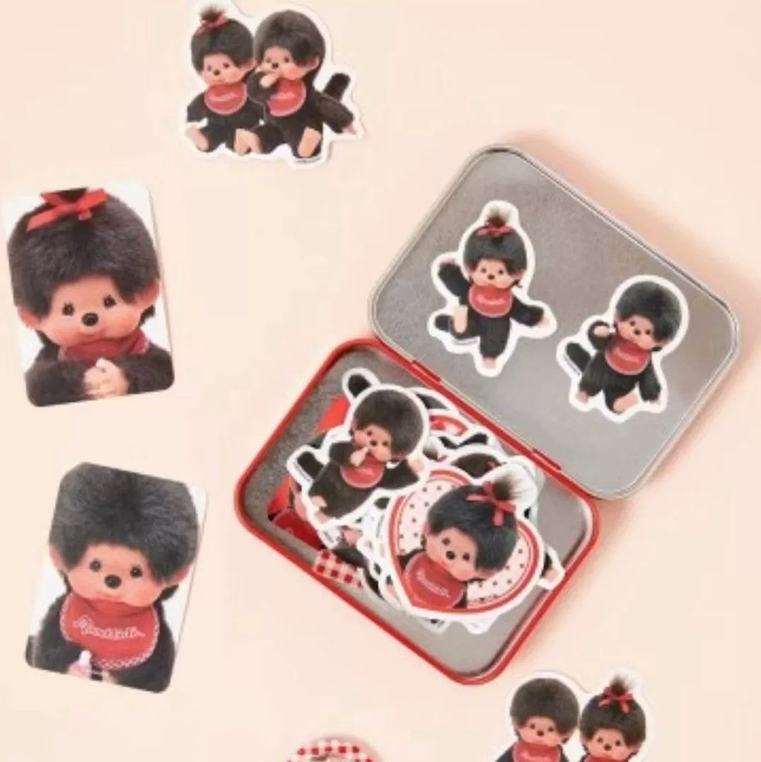 Monchhichi Korea | Monchichi Tin Case Sticker (40 Pieces)