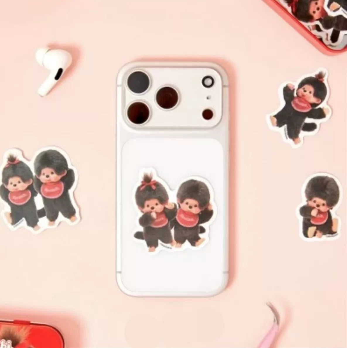 Monchhichi Korea | Monchichi Tin Case Sticker (40 Pieces)