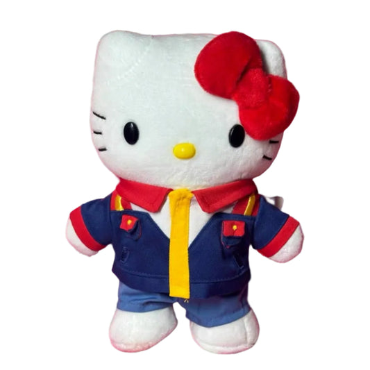 Sanrio Korea | Sanrio Hello KItty x Gundam Standing Uniform Plush Toy - Blue