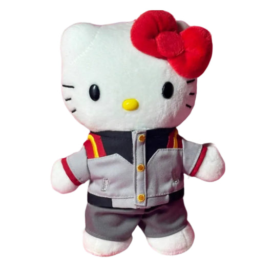 Sanrio Korea | Sanrio Hello KItty x Gundam Standing Uniform Plush Toy - Grey