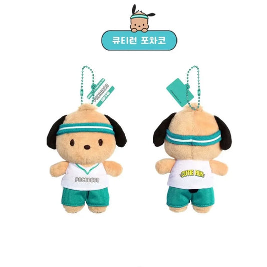 OLIVE YOUNG x Sanrio | Sanrio Characters Cutie Run Tanned Mascot  - Pochacco
