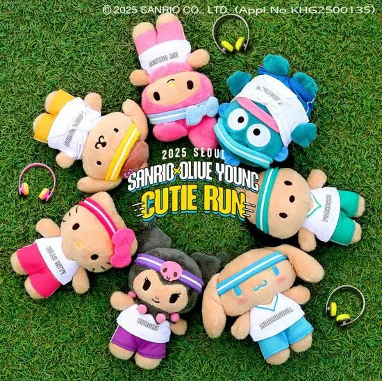 OLIVE YOUNG x Sanrio | Sanrio Characters Cutie Run Tanned Mascot