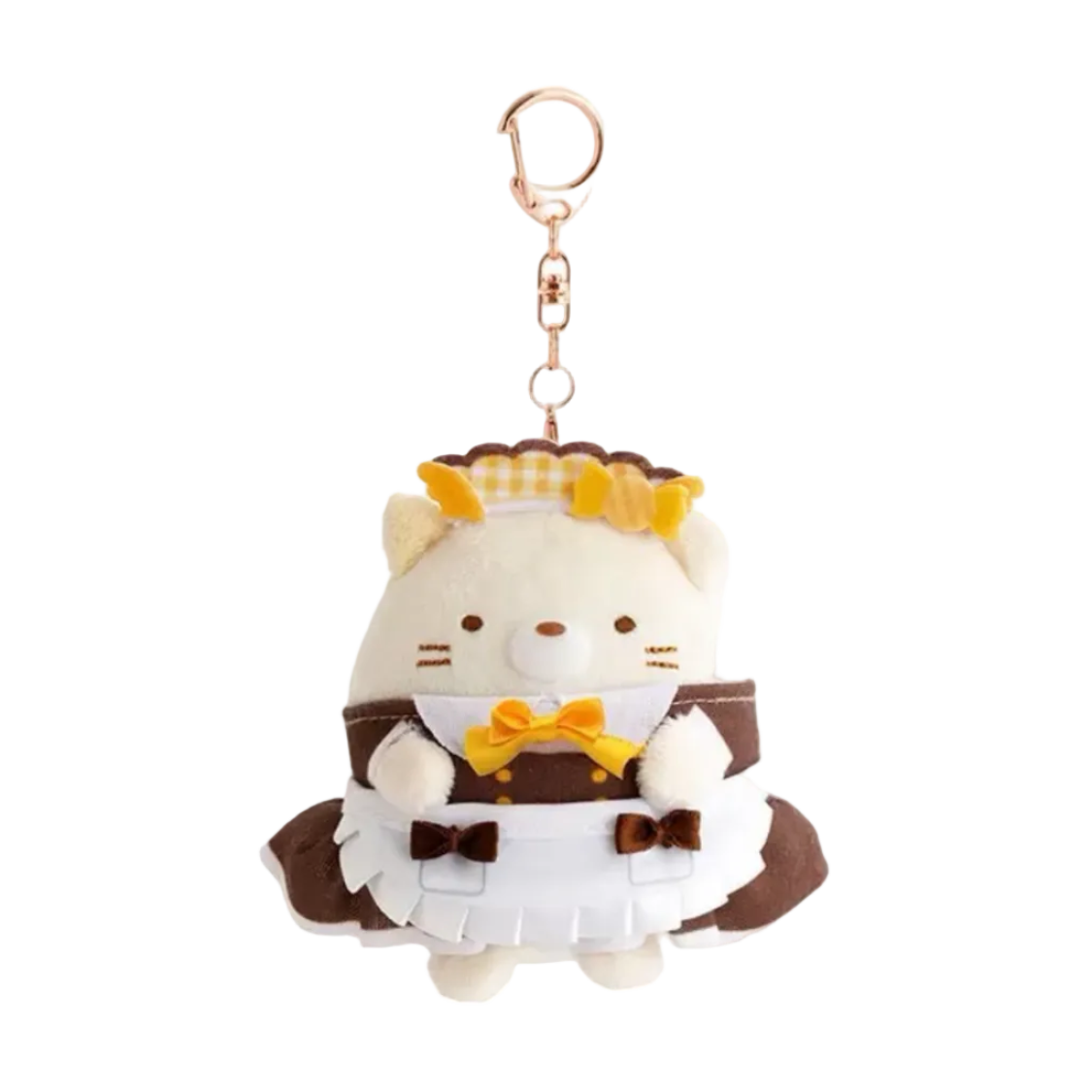 San-X | At Home Cafe x Sumikko Gurashi Waitress Hanging Plush Toy - Cat