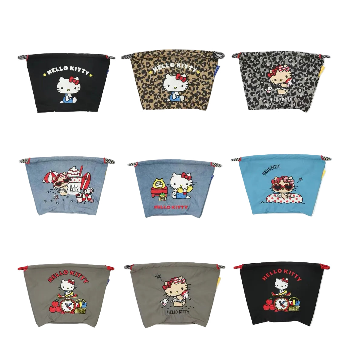 Sanrio | Ball & Chain x Sanrio Collaboration 70’ Hello Kitty Drawstring Bag