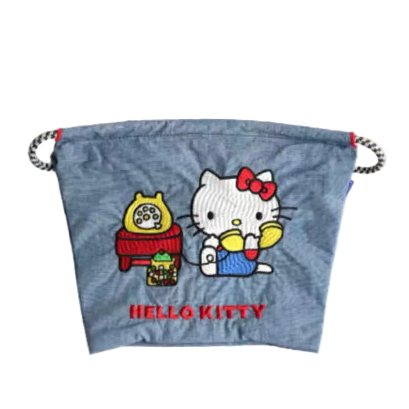 Sanrio | Ball & Chain x Sanrio Collaboration 70’ Hello Kitty Drawstring Bag