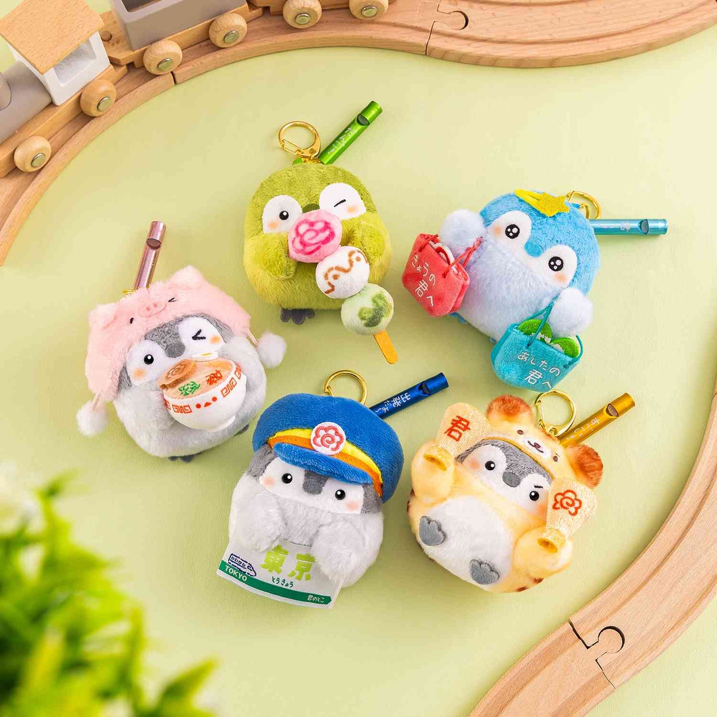 Koupen-Chan | Koupen-chan's Matcha mascot with a flute