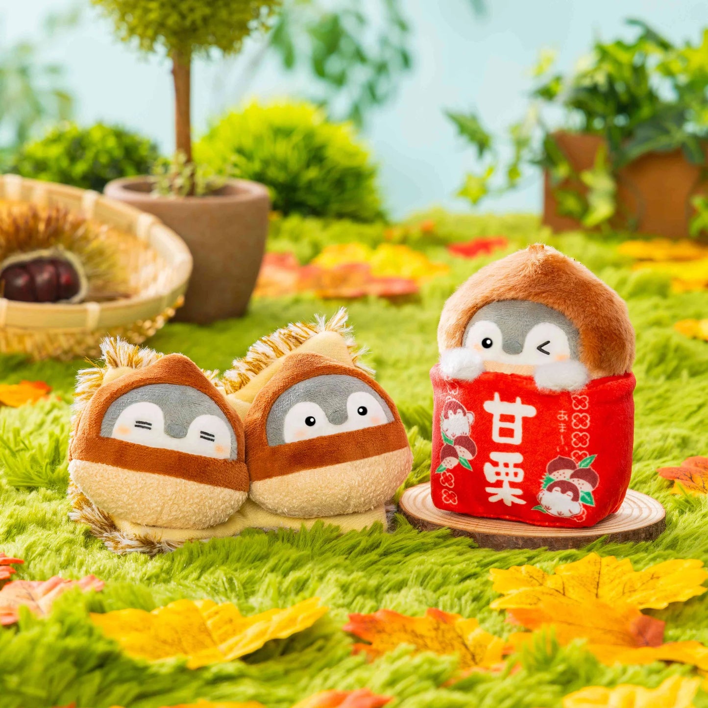 Koupen-Chan | Koupen-chan 'a flat mascot with hot sweet chestnuts