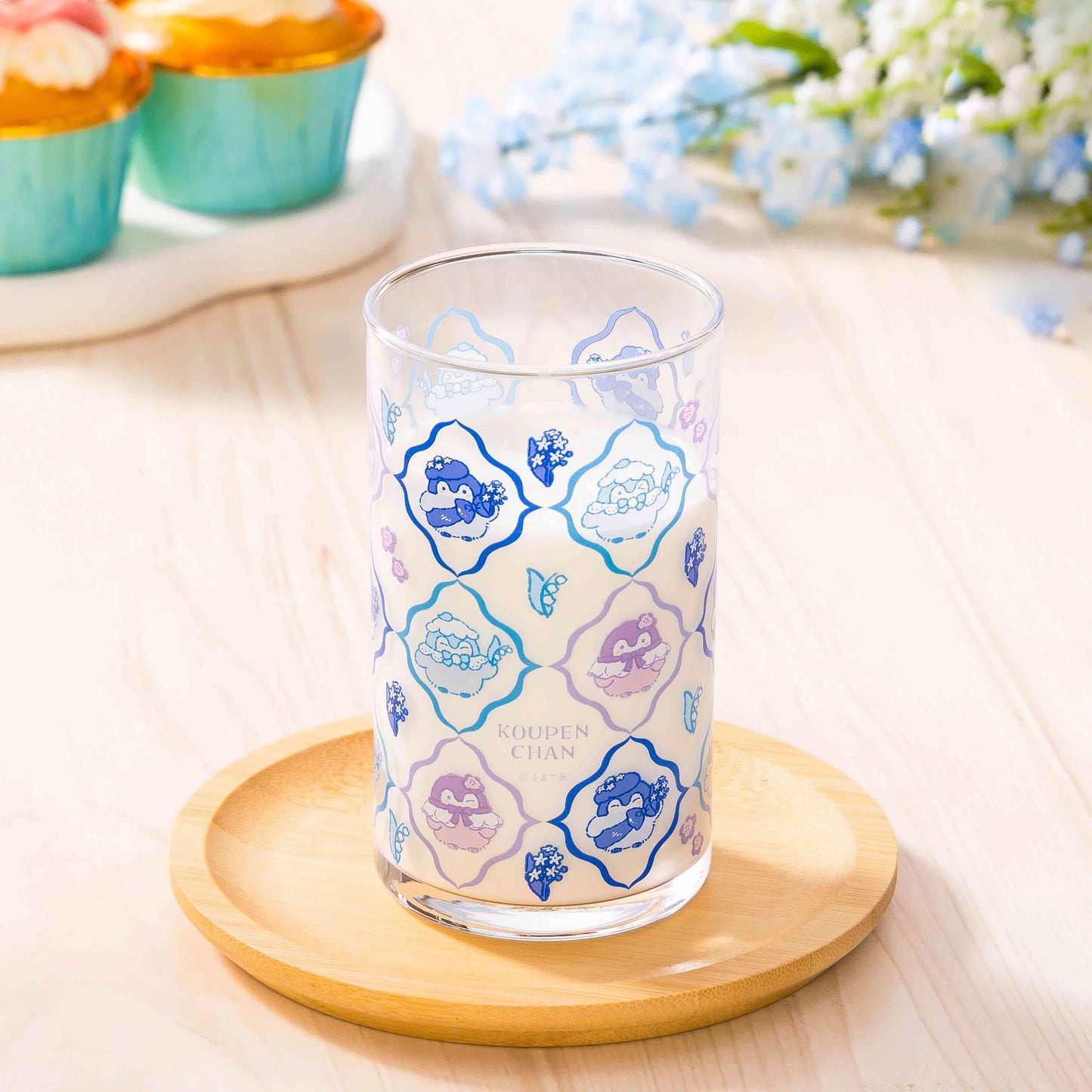 Koupen-chan | Koupen-chan Hanamaru Sky Blue Bouquet Straight Glass