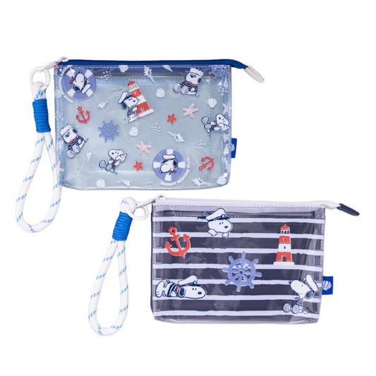 PEANUTS | Snoopy Nautical Style Series 3-Pocket Pouch