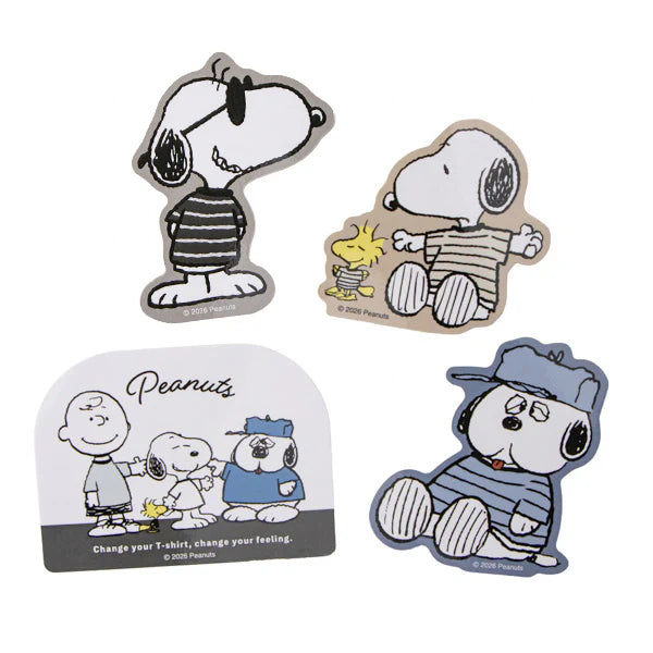 PEANUTS | Snoopy T-Shirt Series Snoopy Sticker Set of 4